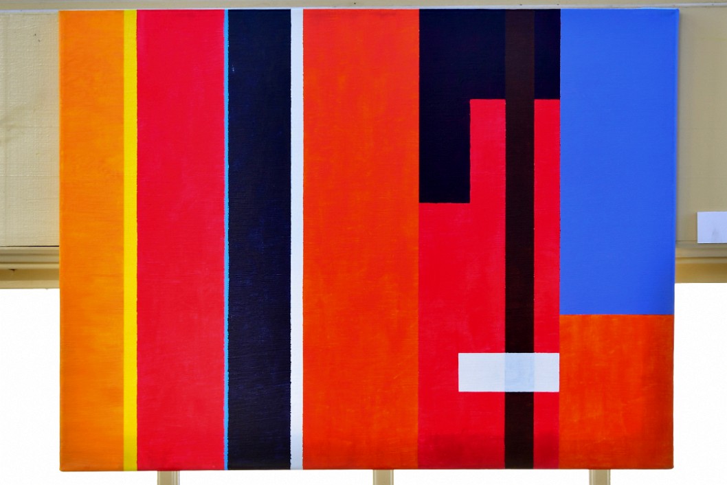 Painting of Blocks of Colors by Emily Seeberger